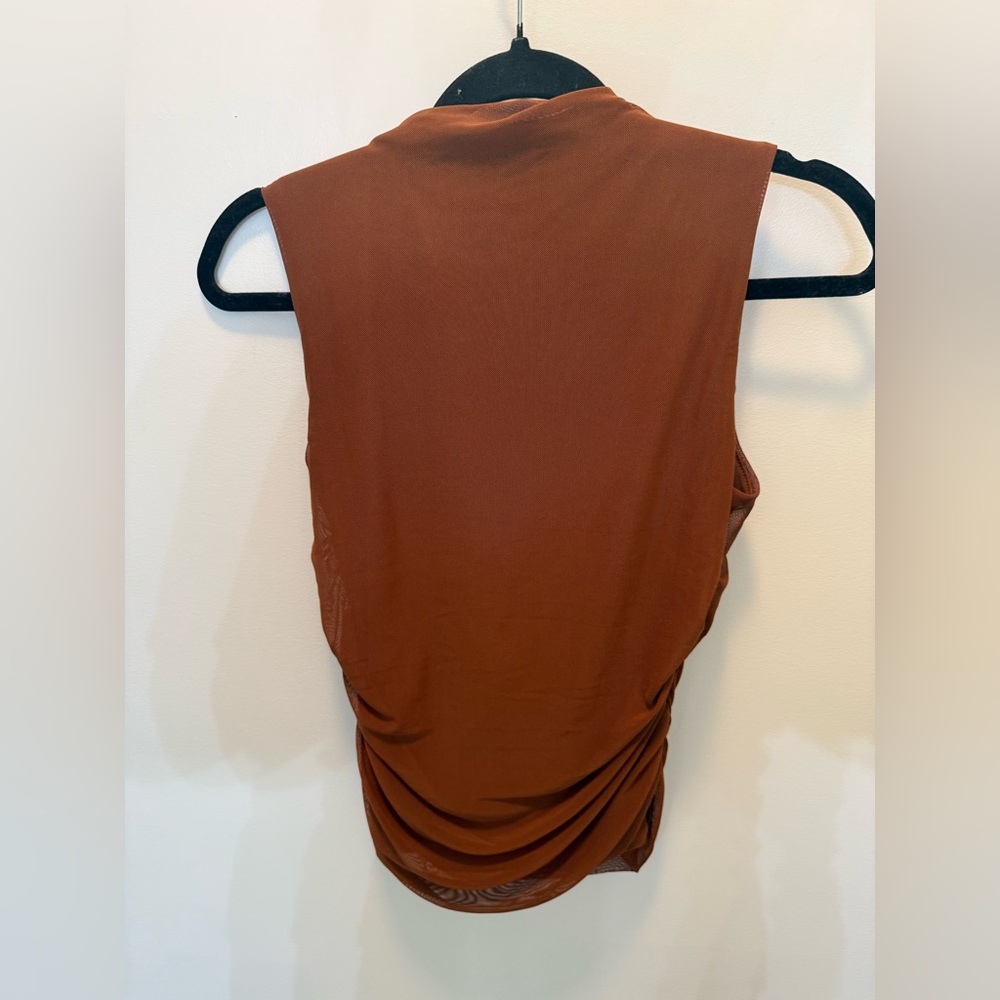 NWT Harlow‎ & Rose Two Piece Top and Skirt Set in Brown and Blue - Size M - Picture 5 of 12